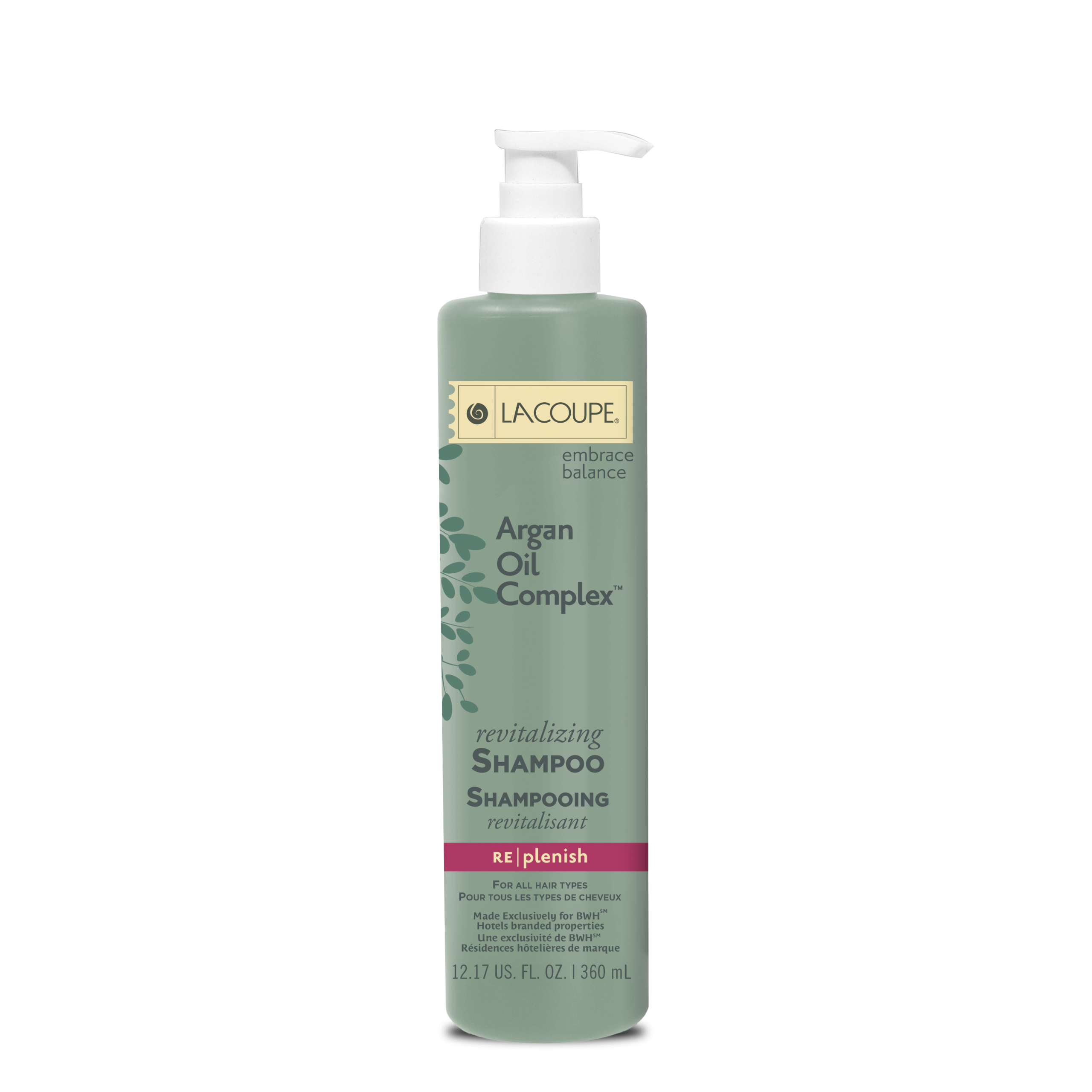 LaCoupe Argan Oil Shampoo Dovelok Dispense